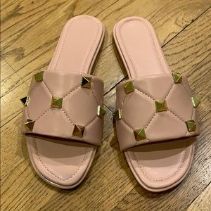 Pink Sandal Slides